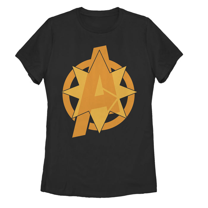 fifth sun Women's Marvel Avengers: Endgame Comic Star Logo T-Shirt