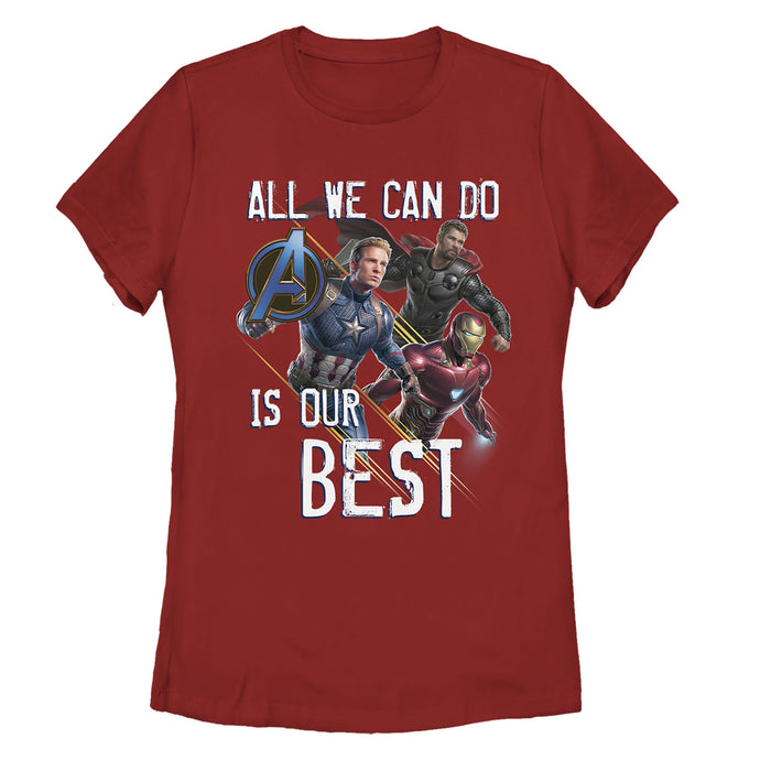 fifth sun Women's Marvel Avengers: Endgame Do Our Best T-Shirt