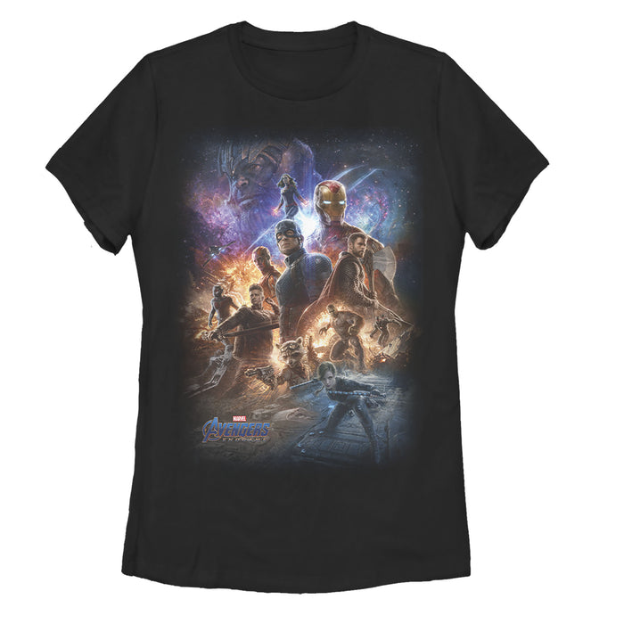 fifth sun Women's Marvel Avengers: Endgame Galactic Team T-Shirt