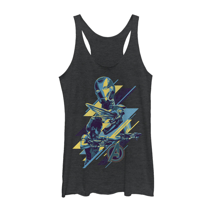 fifth sun Women's Marvel Avengers: Endgame Geometric Trio Racerback Tank Top