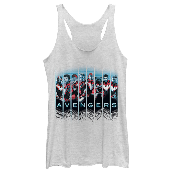 fifth sun Women's Marvel Avengers: Endgame Hero Panels Racerback Tank Top