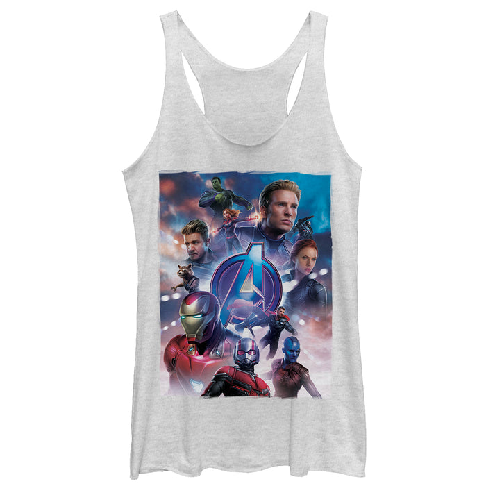 fifth sun Women's Marvel Avengers: Endgame Hero Poster Racerback Tank Top