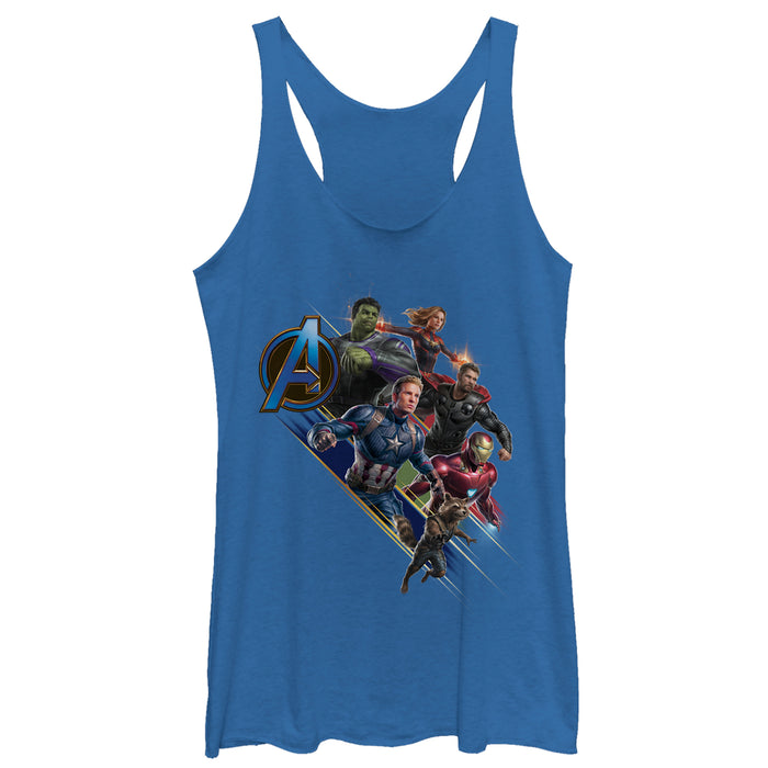 fifth sun Women's Marvel Avengers: Endgame Hero Streak Racerback Tank Top