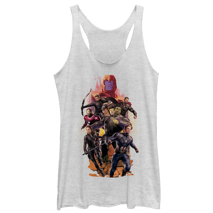 fifth sun Women's Marvel Avengers: Endgame Heroes Until the End Racerback Tank Top