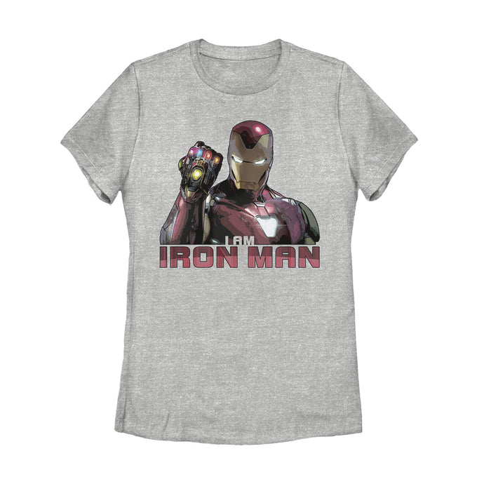 fifth sun Women's Marvel Avengers: Endgame I Am Iron Man T-Shirt