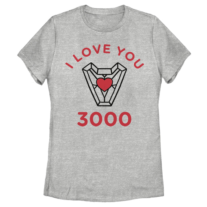fifth sun Women's Marvel Avengers Endgame I Love You 3000 T-Shirt