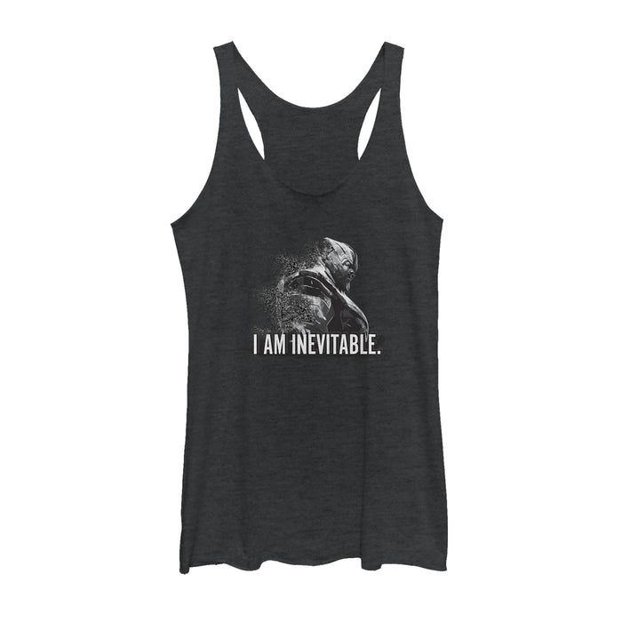 fifth sun Women's Marvel Avengers: Endgame Inevitable Thanos Racerback Tank Top