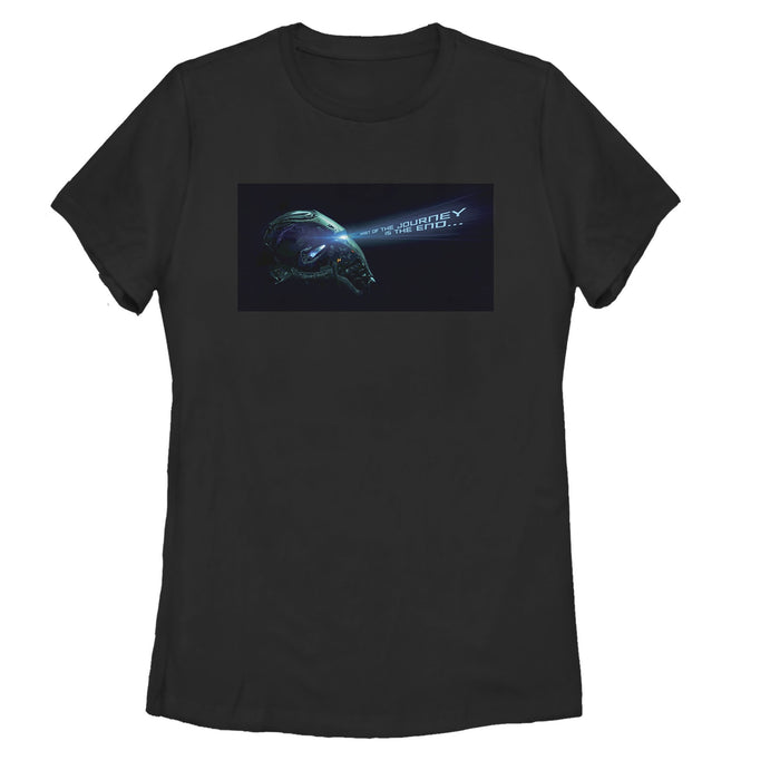fifth sun Women's Marvel Avengers: Endgame Iron Man's Final Message T-Shirt