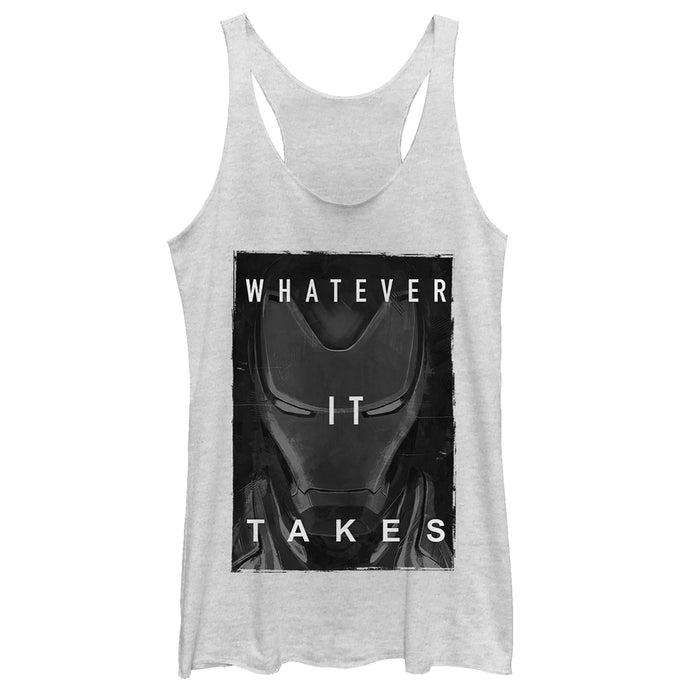 fifth sun Women's Marvel Avengers: Endgame Iron Man Whatever It Takes Racerback Tank Top