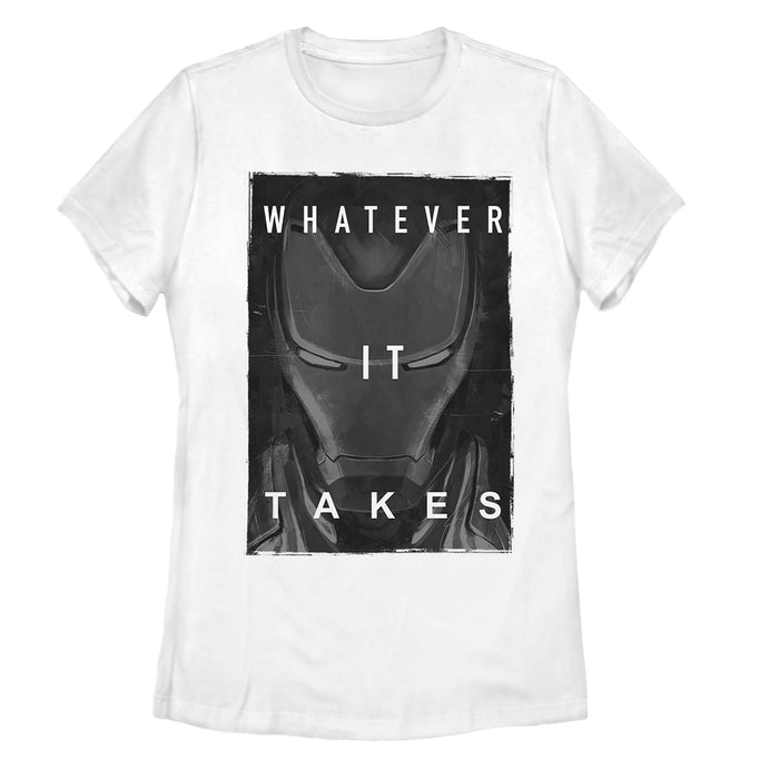 fifth sun Women's Marvel Avengers: Endgame Iron Man Whatever It Takes T-Shirt