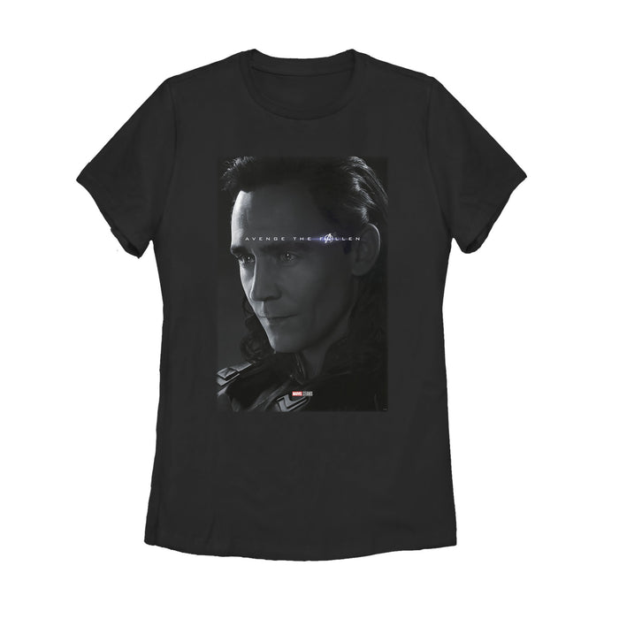 fifth sun Women's Marvel Avengers: Endgame Loki Poster T-Shirt