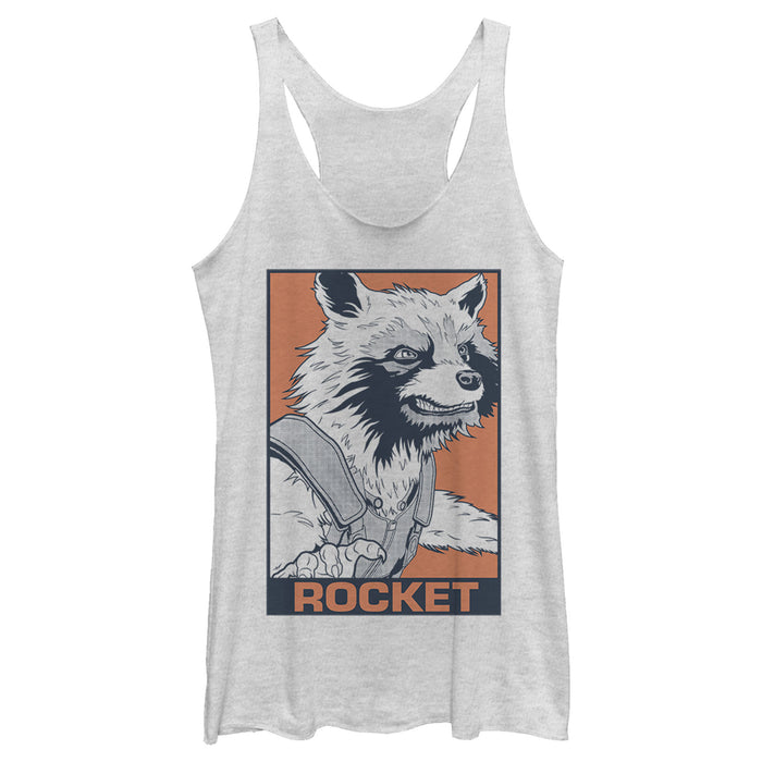 fifth sun Women's Marvel Avengers: Endgame Rocket Ready Racerback Tank Top