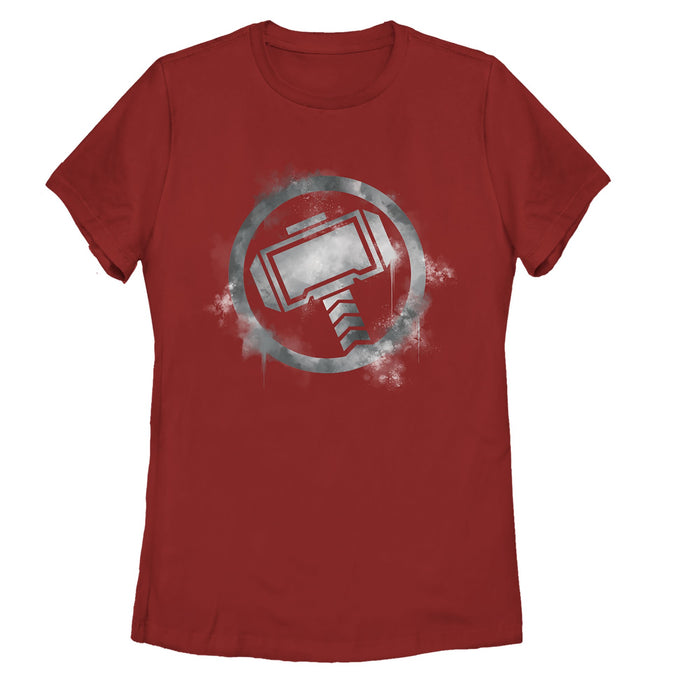 Fifth Sun Women's Marvel Avengers: Endgame Smudged Thor T-Shirt