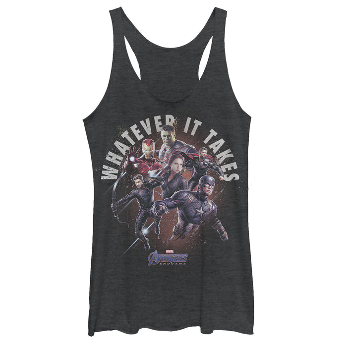 fifth sun Women's Marvel Avengers: Endgame Whatever It Takes Team Racerback Tank Top