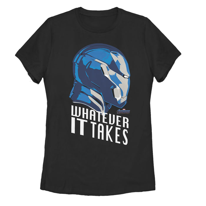 fifth sun Women's Marvel Avengers: Endgame Whatever It Takes Stark Profile T-Shirt