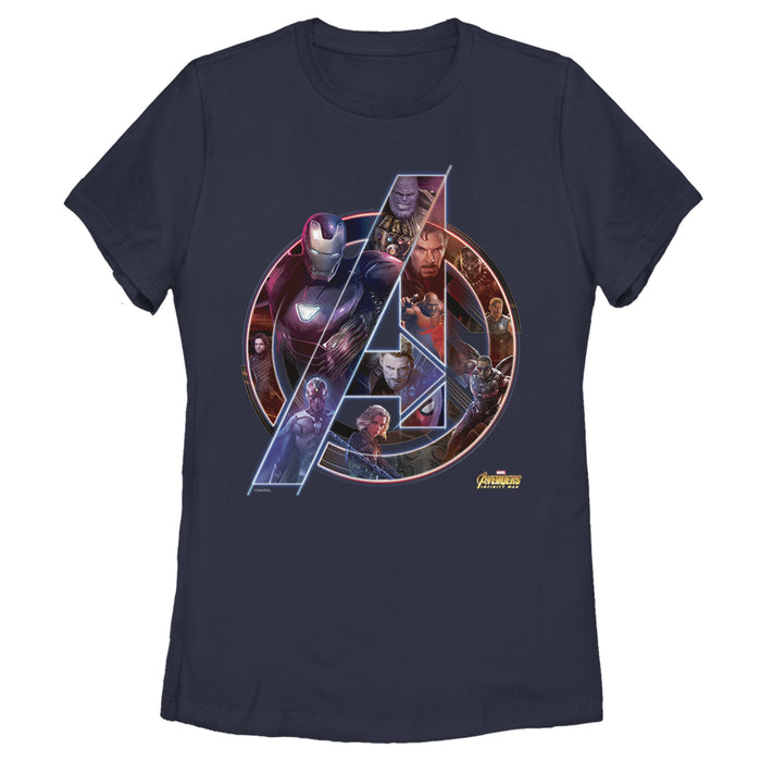Fifth Sun Women's Marvel Avengers: Infinity War Logo T-Shirt