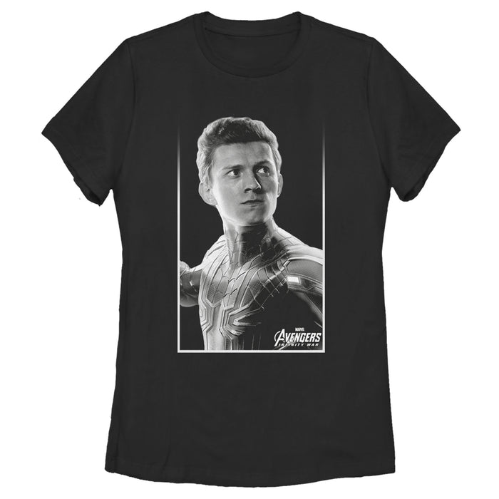 fifth sun Women's Marvel Avengers Spider-Man Head Shot T-Shirt