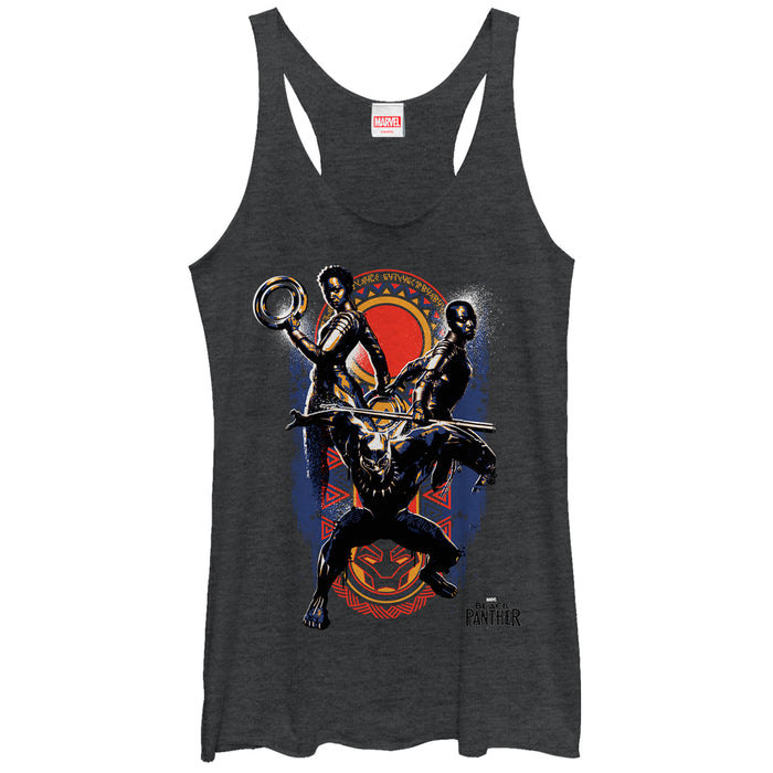 fifth sun Women's Marvel Black Panther 2018 Allies Racerback Tank Top