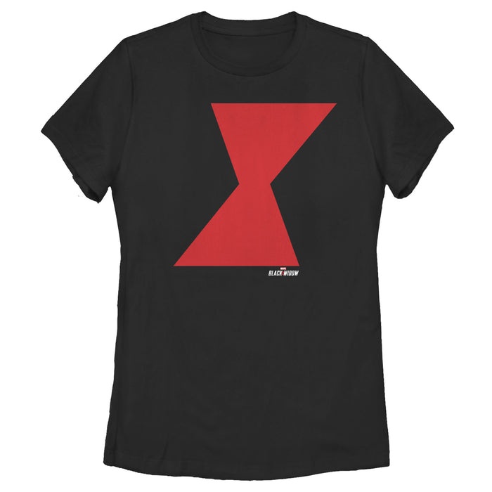 fifth sun Women's Marvel Black Widow Bold Hourglass T-Shirt