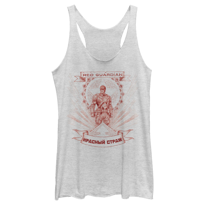 fifth sun Women's Marvel Black Widow Guardian Halo Racerback Tank Top