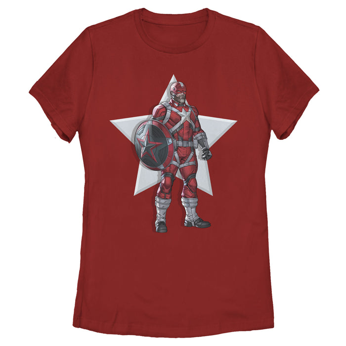 fifth sun Women's Marvel Black Widow Guardian Hero T-Shirt