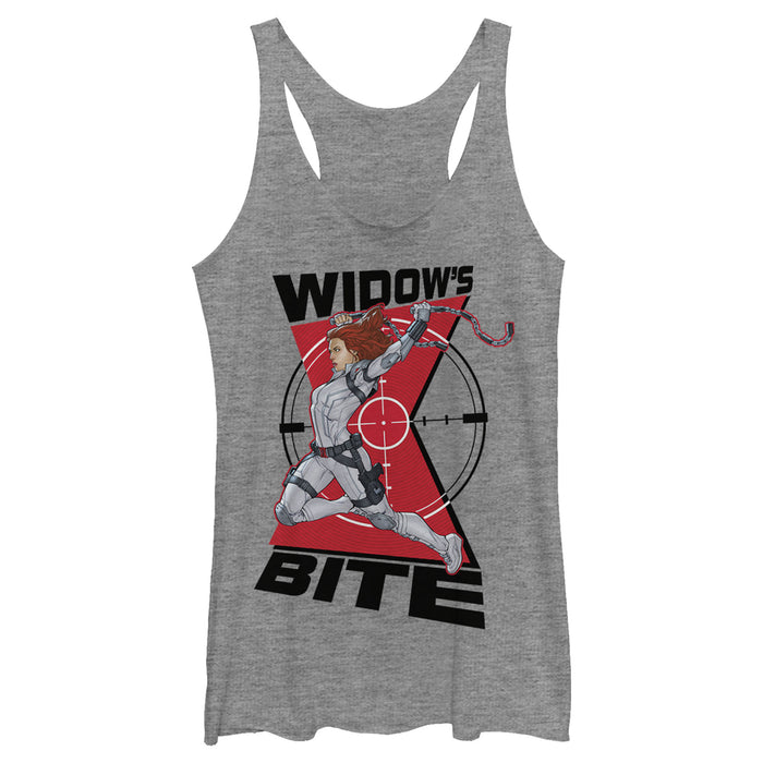 fifth sun Women's Marvel Black Widow in the Crosshairs Racerback Tank Top