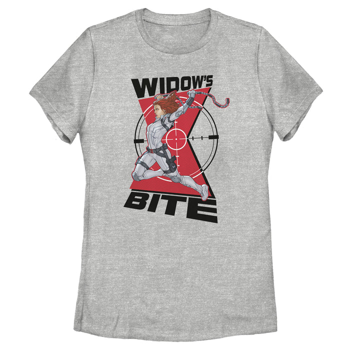 fifth sun Women's Marvel Black Widow in the Crosshairs T-Shirt