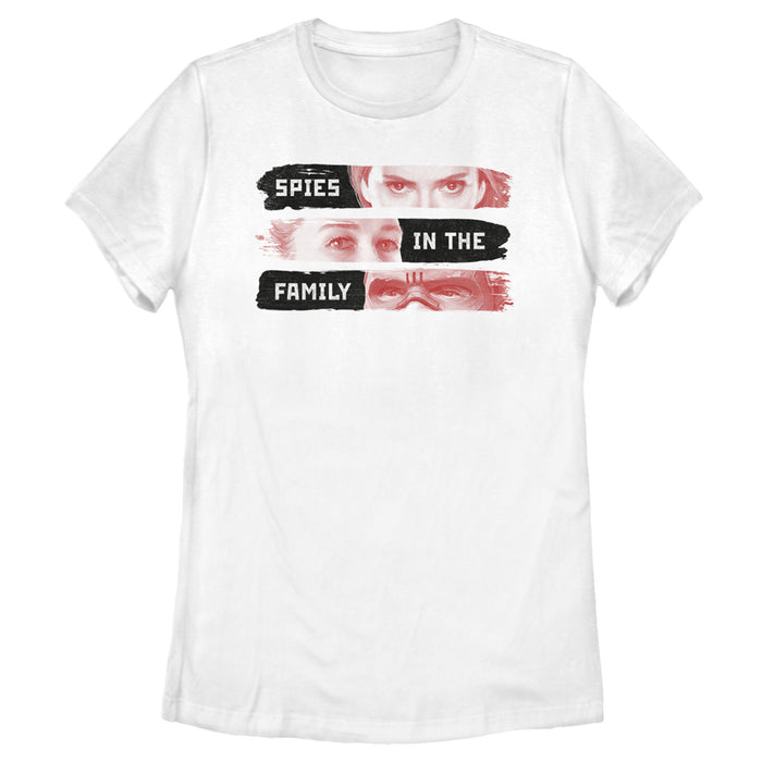 fifth sun Women's Marvel Black Widow Spies in the Family T-Shirt