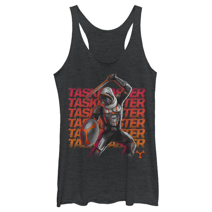 fifth sun Women's Marvel Black Widow Taskmaster Battle Racerback Tank Top