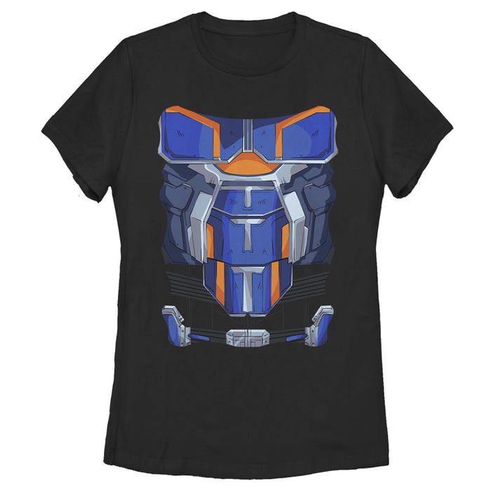 fifth sun Women's Marvel Black Widow Taskmaster Costume T-Shirt