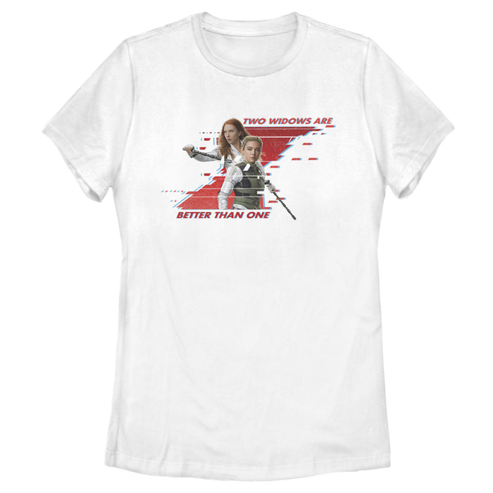 Fifth Sun Women's Marvel Black Widow Two Better Than One T-Shirt