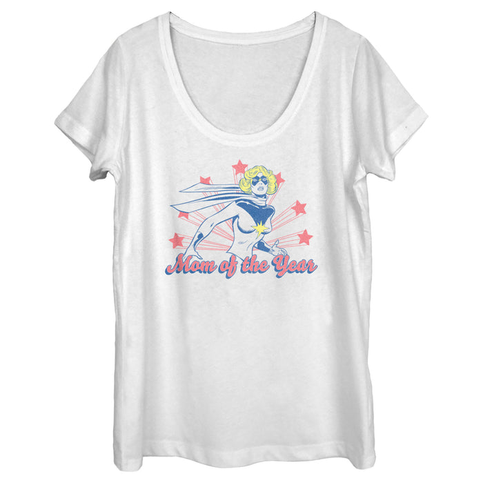 fifth sun Women's Marvel Captain Marvel Mom of the Year T-Shirt