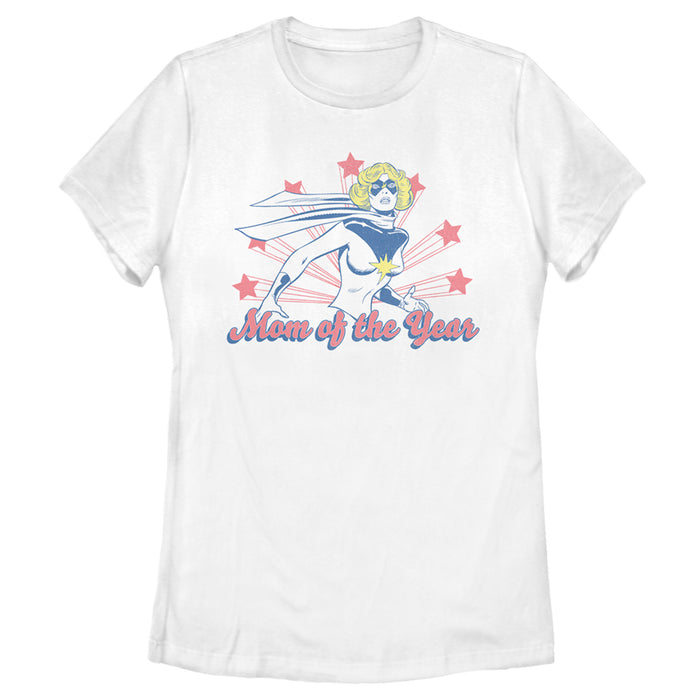 fifth sun Women's Marvel Captain Marvel Mom of the Year T-Shirt
