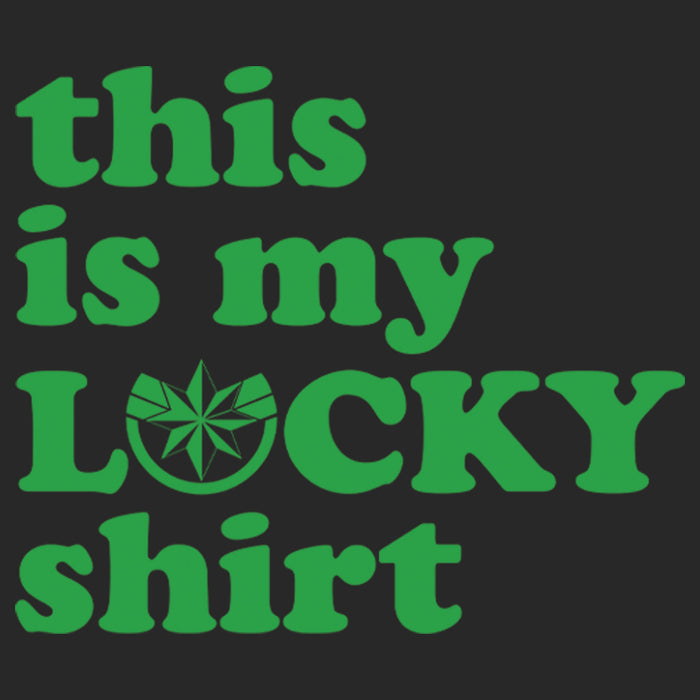 Fifth Sun Women's Marvel Captain Marvel St. Patrick's Day This Is My Lucky Shirt T-Shirt