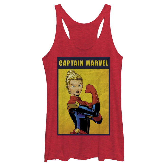 Fifth Sun Women's Marvel Captain The Riveter Racerback Tank Top