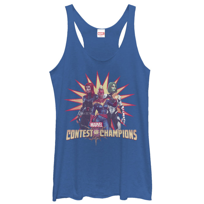 fifth sun Women's Marvel Contest of Champions Heroines Racerback Tank Top
