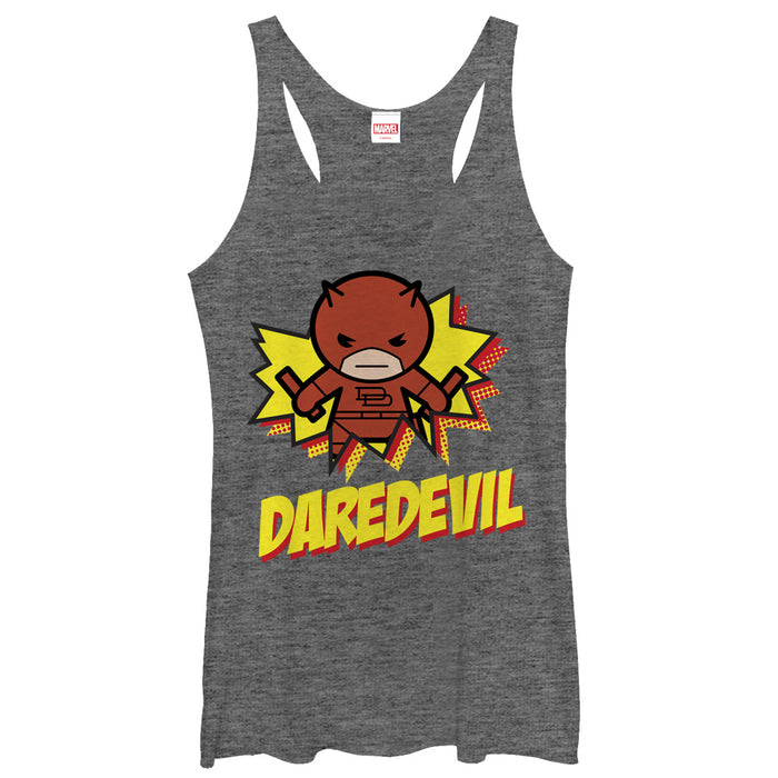 fifth sun Women's Marvel Daredevil Cartoon Racerback Tank Top