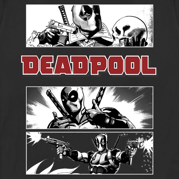 Fifth Sun Women's Marvel Deadpool Comic Panels T-Shirt