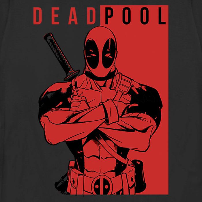 Fifth Sun Women's Marvel Deadpool Duotone Art T-Shirt
