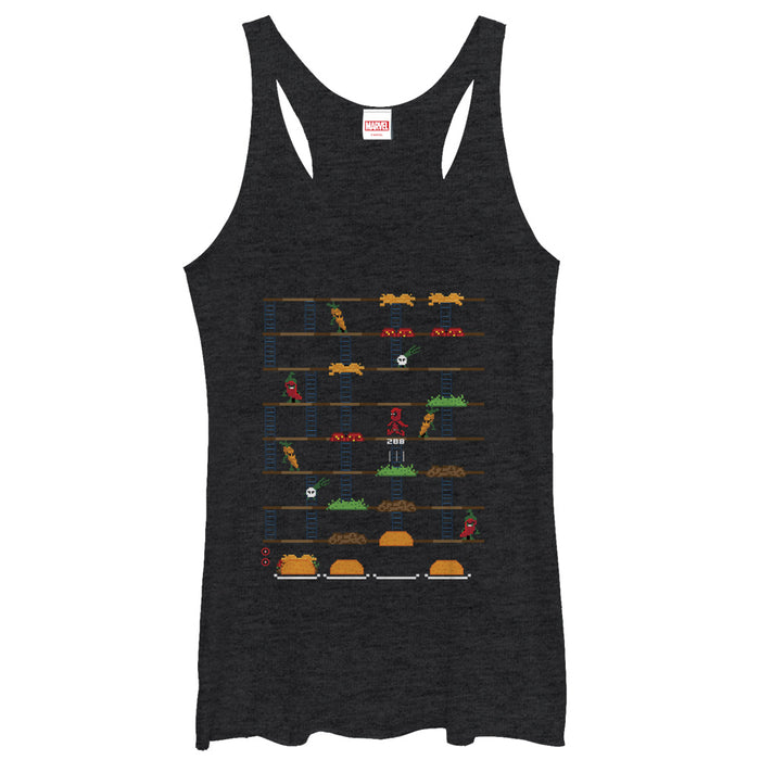 fifth sun Women's Marvel Deadpool Video Game Racerback Tank Top