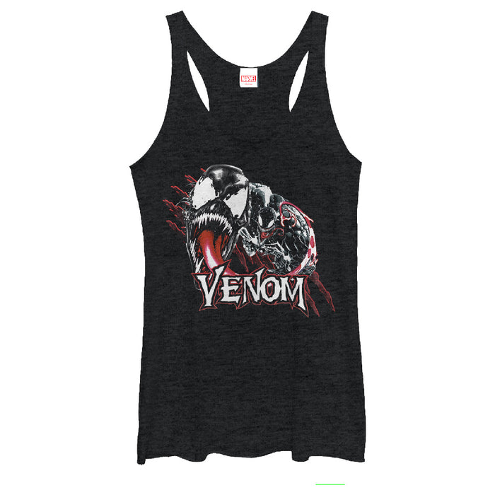 fifth sun Women's Marvel Double Venom Racerback Tank Top