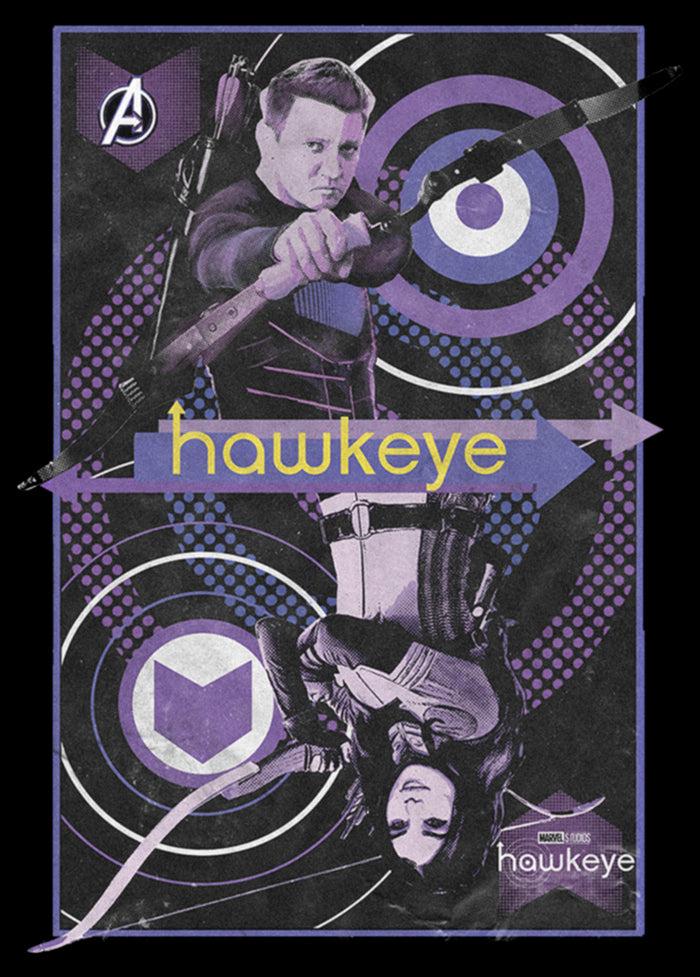 Fifth Sun Women's Marvel Hawkeye King Of Arrows T-Shirt