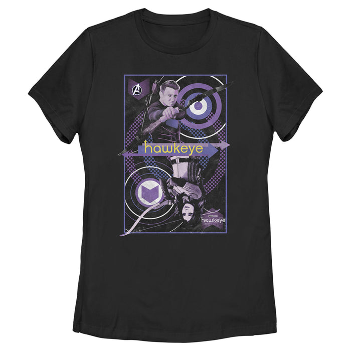 fifth sun Women's Marvel Hawkeye King of Arrows T-Shirt
