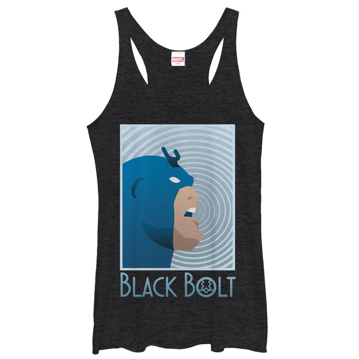 fifth sun Women's Marvel Inhumans Bolt Voice Racerback Tank Top