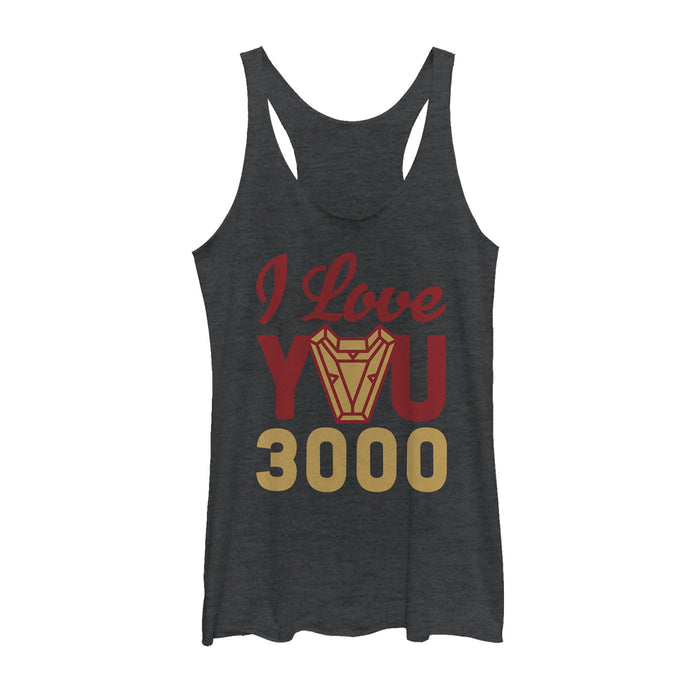 fifth sun Women's Marvel Iron Man Arc Heart 3000 Racerback Tank Top