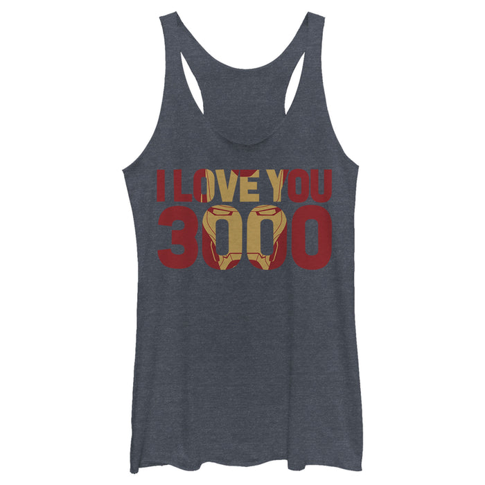 Fifth Sun Women's Marvel Iron Man Forever Love 3000 Racerback Tank Top