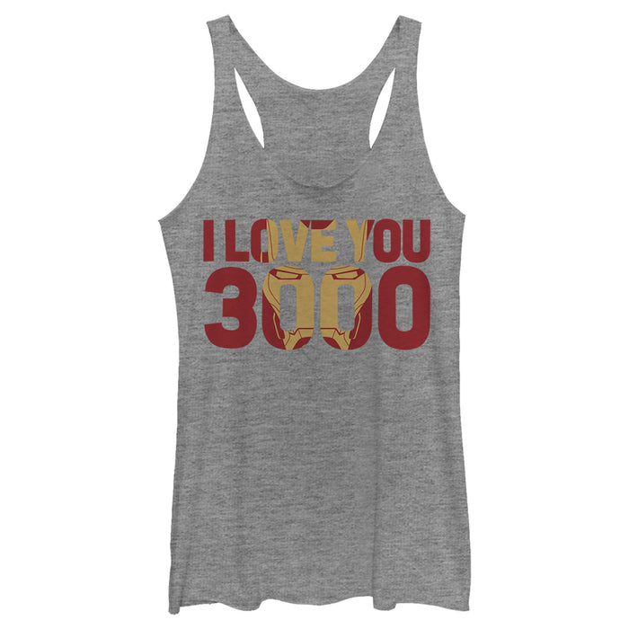 fifth sun Women's Marvel Iron Man Forever Love 3000 Racerback Tank Top