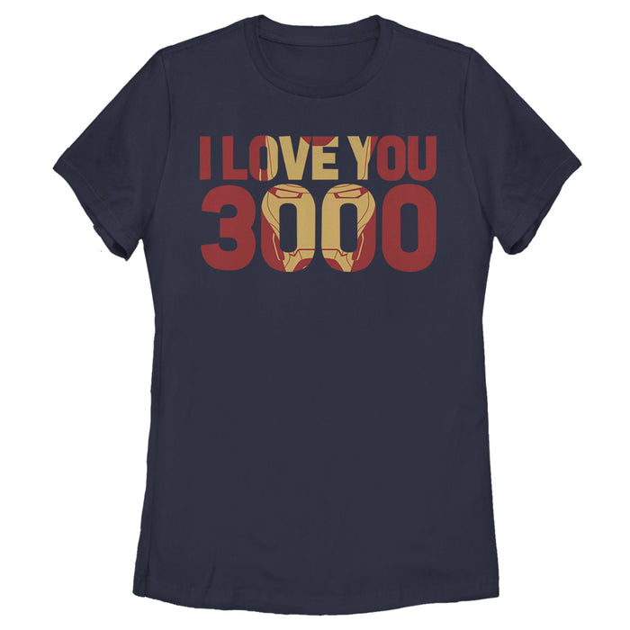 fifth sun Women's Marvel Iron Man Forever Love 3000 T-Shirt