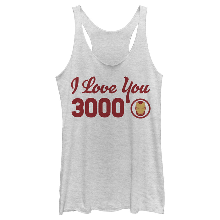 Fifth Sun Women's Marvel Iron Man Love 3000 Forever Racerback Tank Top