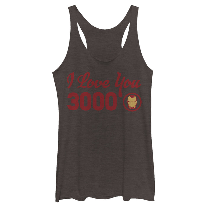 Fifth Sun Women's Marvel Iron Man Love 3000 Forever Racerback Tank Top